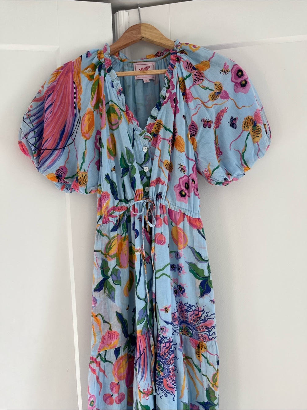 Banjanan Poppy cotton dress. MIDI size small.